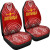 Rotuma Car Seat Covers - Rotuma Flag Melanesian Style