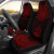 Vanuatu Custom Personalised Car Seat Cover - Vanuatu Coat Of Arms Polynesian Chief Tattoo Red Version