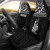 New Caledonia Custom Personalised Car Seat Covers - New Caledonia White Coat Of Arms Polynesian Tattoo