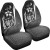 Yap Micronesian Car Seat Covers White - Turtle With Hook