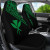 Hawaii Custom Personalised Car Seat Covers - Kanaka Maoli Polynesian Curve Green