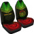 Palau Custom Personalised Car Seat Cover - Palau Seal Polynesian Chief Tattoo Reggae Version