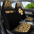 Wallis and Futuna Custom Personalised Car Seat Covers - Wallis and Futuna Coat Of Arms Polynesian Tattoo Fog Gold