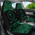 Chuuk Polynesian Custom Personalised Car Seat Covers - Pride Green Version