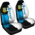 Tuvalu Personalised Car Seat Covers - Independence Day
