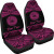 American Samoa Polynesian Custom Personalised Car Seat Covers - Pride Pink Version