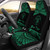 Niue Polynesian Custom Personalised Car Seat Covers - Pride Green Version