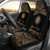 Nauru Polynesian Custom Personalised Peisonalised Car Seat Covers - Pride Gold Version
