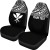 Hawaii Custom Personalised Car Seat Covers - Kanaka Maoli Polynesian White Horizontal