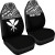 Hawaii Custom Personalised Car Seat Covers - Kanaka Maoli Polynesian White Horizontal