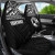 Tonga Custom Personalised Car Seat Covers - Tonga Coat of Arms Polynesian Tattoo Black