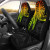 Tahiti Personalised Car Seat Covers - Tahiti Seal In Heartbeat Patterns Style (Reggae)