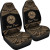 Tahiti Polynesian Custom Personalised Peisonalised Car Seat Covers - Pride Gold Version