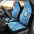 Northern Mariana Islands Car Seat Cover - Northern Mariana Islands Coat Of Arms Polynesian Flag Color