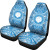Northern Mariana Islands Car Seat Cover - Northern Mariana Islands Coat Of Arms Polynesian Flag Color