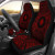Marshall Islands Car Seat Cover - Marshall Islands Coat Of Arms Polynesian Red Black