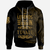 Tuvalu Hoodie - Legends Are Born In Gold Color