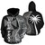 Wallis nd Futuna Polynesian Custom Personalised Hoodie Coconut Black