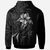 Vanuatu Custom Personalised Hoodie - Fish With Plumeria Flowers Style