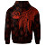 Vanuatu Personalised Hoodie - Polynesian Wings (Red)