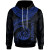 Vanuatu Polynesian Hoodie - Vanuatu Waves (Blue)