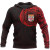 Fiji Hoodie - Fiji Seal Polynesian Tattoo Style Red