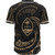 Guam Polynesian Custom Personalised Baseball Shirt - Gold Tribal Wave
