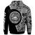 American Samoa  Hoodie - Hook Tattoo Black Color