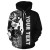 Tonga Personalised Custom Polynesian Hoodie - Black Line