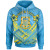 Tuvalu Custom Personalised Hoodie - Tuvalu Flag Camisole Hibiscus Style