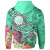 Hawaii Polynesian Hoodie - Hawaii Seal With Turtle Plumeria (Turquoise) Hawaii Polynesian Hoodie - Hawaii Seal With Turtle Plumeria (Turquoise)