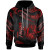 Tonga Polynesian Hoodie - Poly Tattoo Red Version