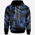 Tonga Polynesian Custom Personalised Hoodie - Poly Tattoo Blue Version