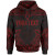 Tonga Custom Personalised Hoodie - Coat Of rms With Patterns Red Color