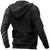 Polynesian Hoodie - Polynesian Tiki Face Tattoo Style Gray