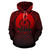 Vanuatu All Over Hoodie Lift Up Red