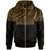 American Samoa All Over Custom Personalised Hoodie - Polynesian Gold