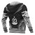 Vanuatu Polynesian Chief Custom Personalised Hoodie - Black Version