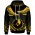 Yap Hoodie - Polynesian Tribal Tattoo (Yellow)