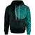 Polynesian Hoodie - Polynesian Flowers Tattoo Style