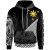 Philippines Custom Personalised  Hoodie - Diagonal Pattern White