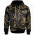 Yap Micronesia Custom Personalised Hoodie - Poly Tattoo Gold Version