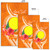 Palau Polynesian Custom Personalised Area Rug - Orange Floral With Seal Polynesian 2