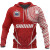 Samoa Active Special Hoodie - Samoa Coat Of Arms Polynesian Tattoo Red