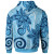 Tuvalu Hoodie - Tribal Plumeria Pattern