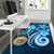 Hawaii Area Rug -Turtle and Tribal Tattoo Of Polynesian Polynesian 3