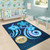 Hawaii Area Rug -Turtle and Tribal Tattoo Of Polynesian Polynesian 4