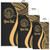 Palau Custom Personalised Area Rug - Gold Polynesian Tentacle Tribal Pattern Polynesian 7