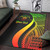 Niue Custom Personalised Area Rug - Reggae Polynesian Tentacle Tribal Pattern Polynesian 3