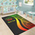 Marshall Islands Custom Personalised Area Rug - Reggae Polynesian Tentacle Tribal Pattern Crest Polynesian 5